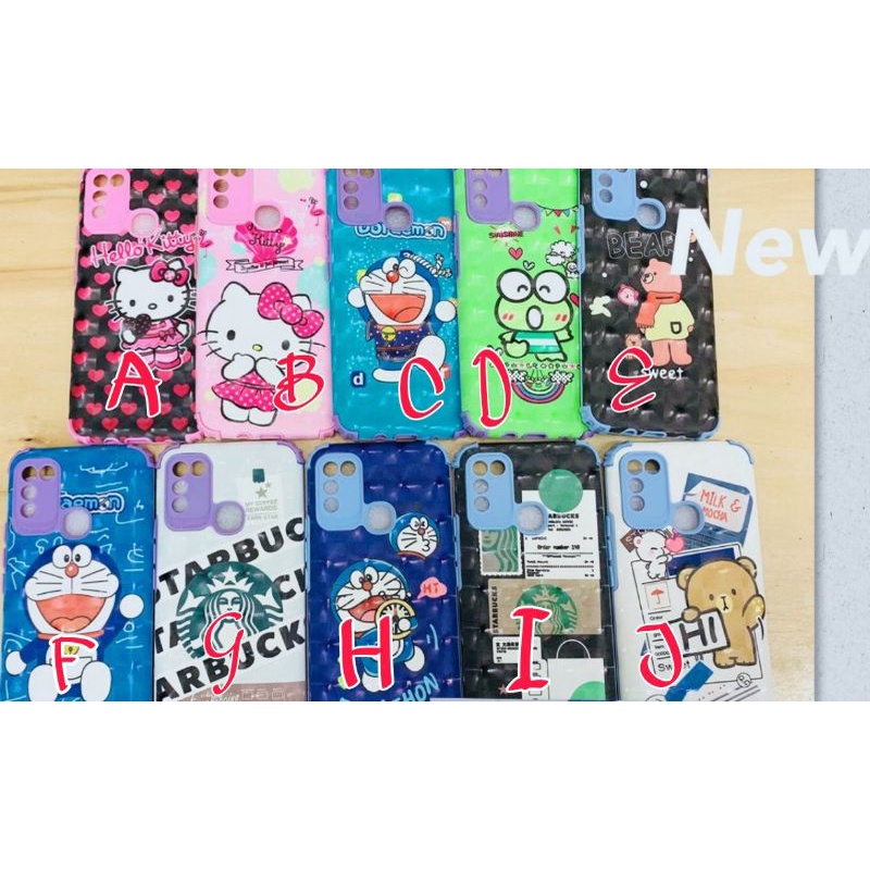 Case Realme C21 C21Y C25 Casing HP 3D Kesing Karakter Cassing New