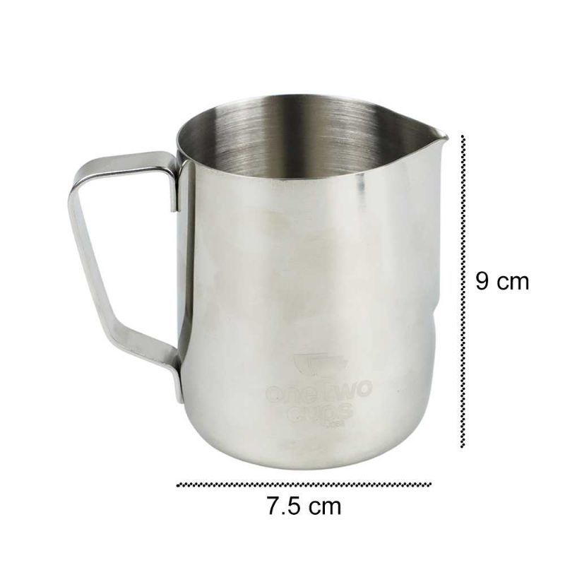 350ml One Two Cups Gelas Milk Jug Kopi Espresso Latte Art - J068