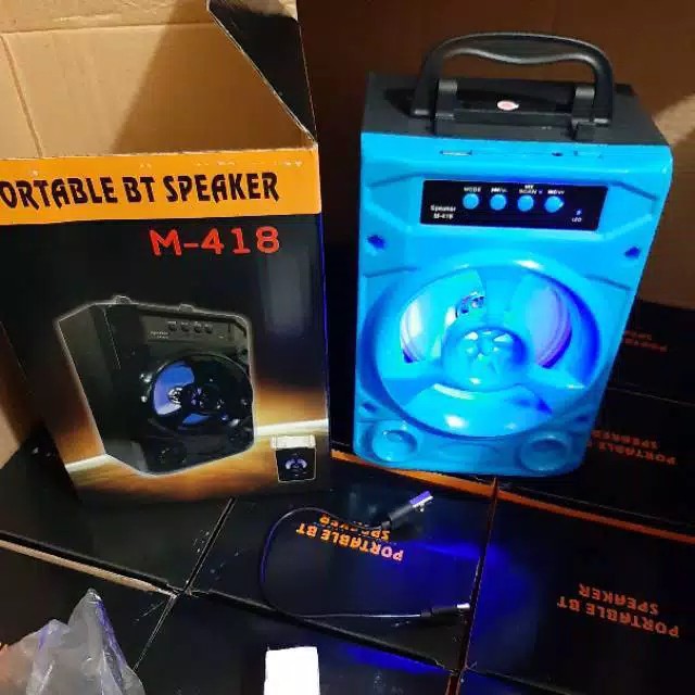 Speaker M418 Bluetooth besar M418 with Standing