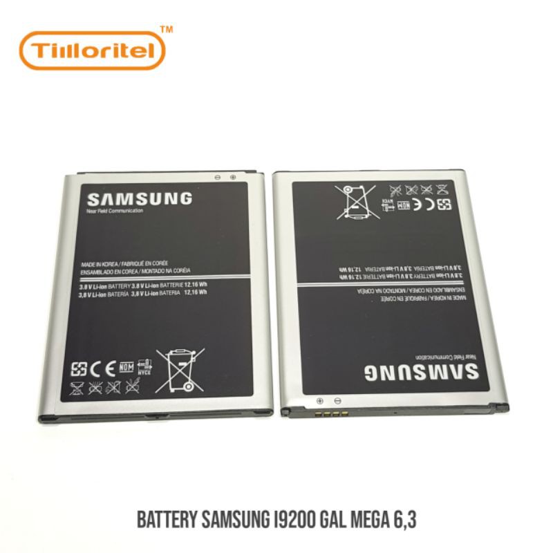 BATTERY SAMSUNG I9200 GAL MEGA 6,3