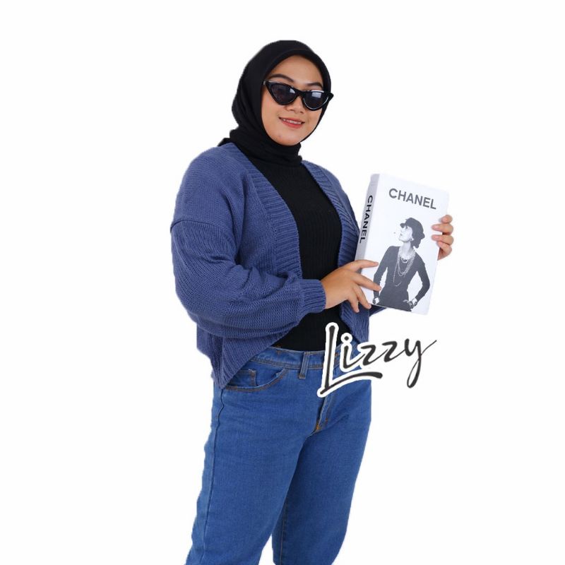 JUMBO DANTE CARDIGAN RAJUT TEBAL MELAR FIT LD 150