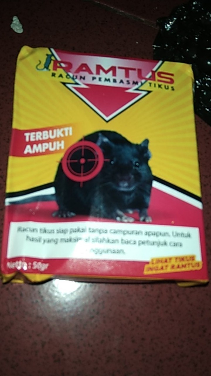 Perangkap Pengusir Obat Racun Tikus Ramtus Mati Kering Ampuh