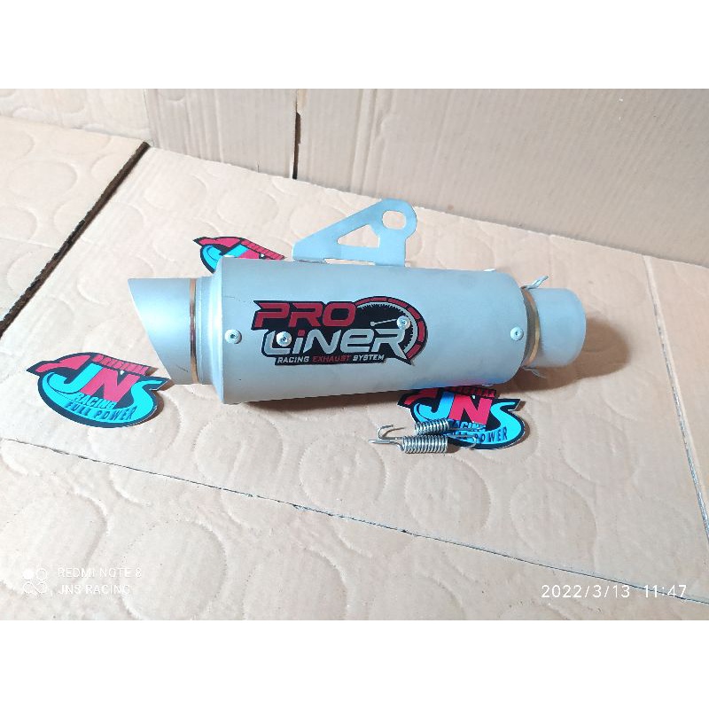 SILINCER SELENCER SELINCER KNALPOT PROLINER R25 NINJA 250 FI R KARBU CBR250RR Z250 MT250 INLET 50MM
