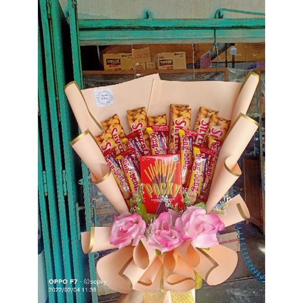 

buket coklat Silverqueen