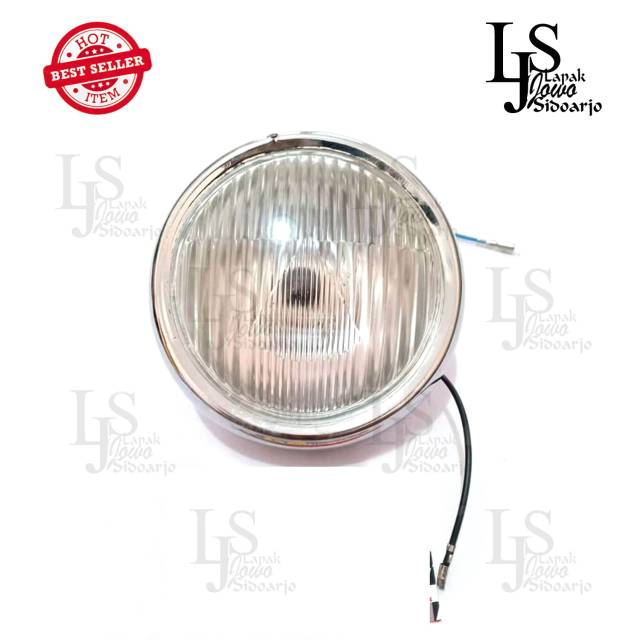 Lampu motor depan honda c70 set topi c70