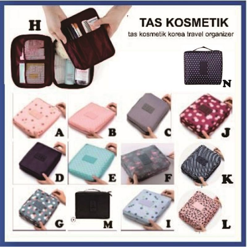 TRAVEL MATE MONOPOLY / Toiletries Bag Woman / Tas Kosmetik wanita / Travelmate / Travel ORGANIZER monopoly kosmetik