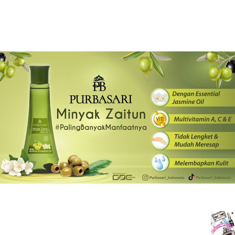 ☃Cutezz_Ching1☃Purbasari Minyak Zaitun Olive Oil