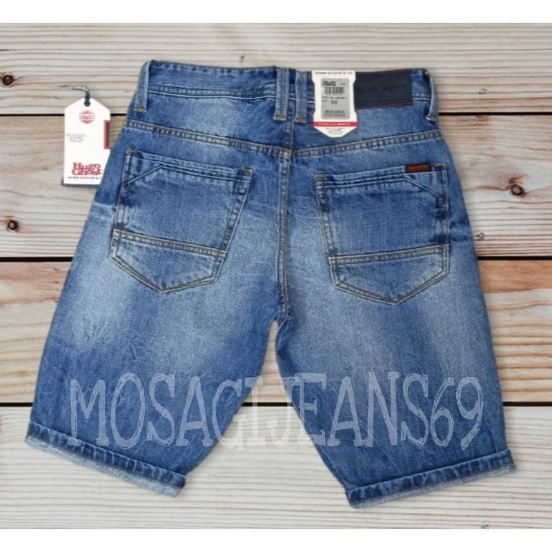 CELANA PENDEK JEANS PRIA HUGOGHOST PEREMIUM