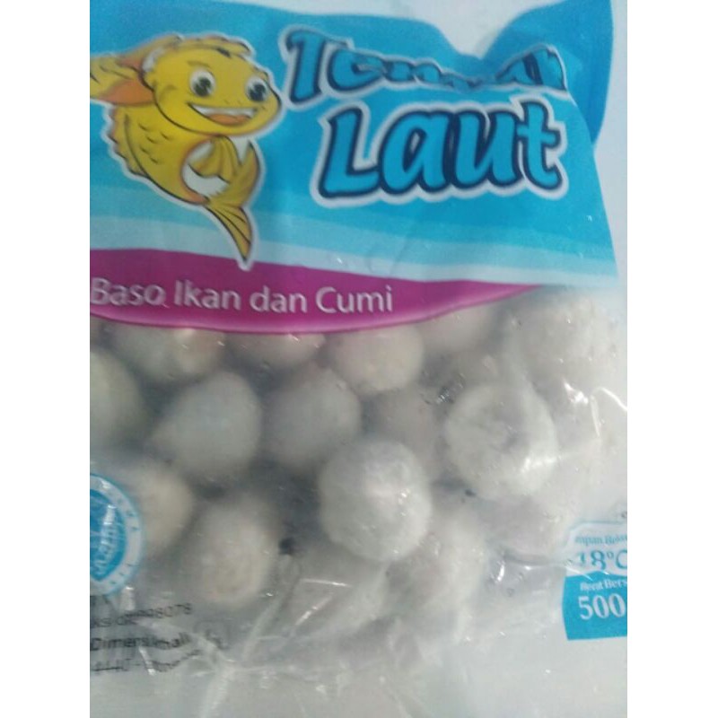 

teman laut, baso ikan dan cumi, 500g