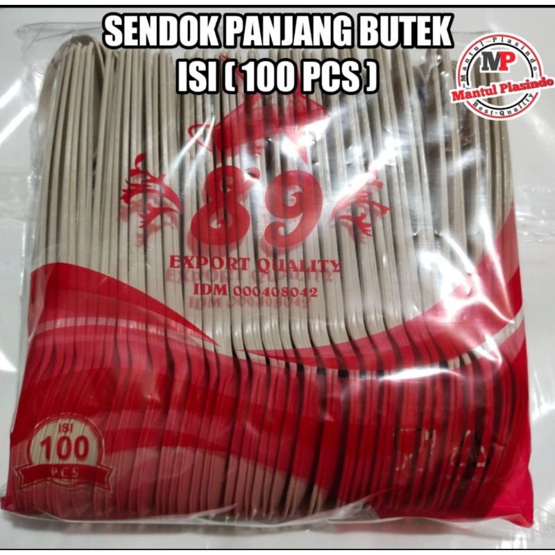 sendok panjang biasa / sendok makan butek @100pcs