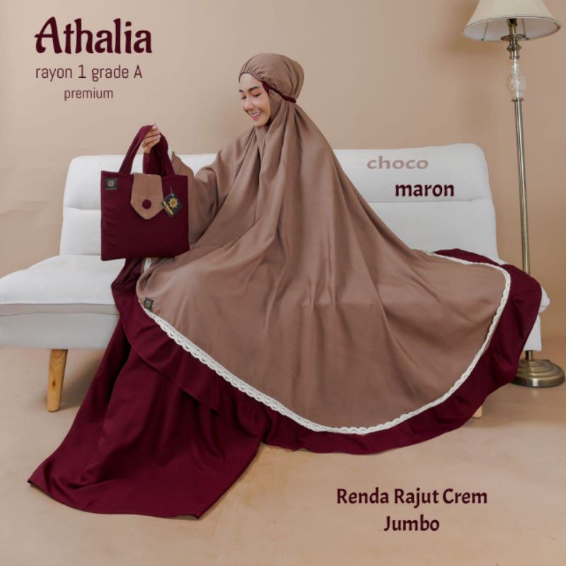 mukena dewasa mukena rayon polos kombinasi warna mukena bali