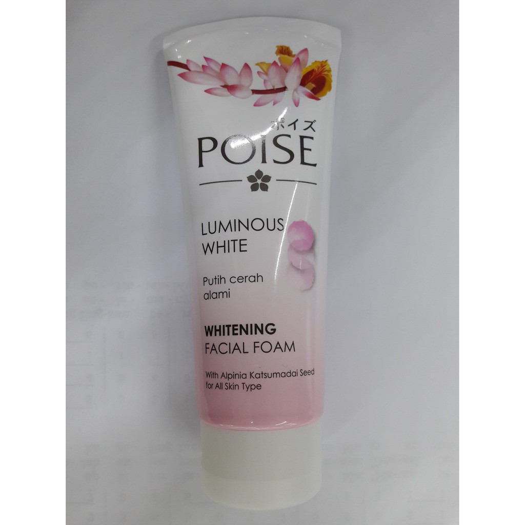 Poise Luminous White Whitening Facial Foam 50gr