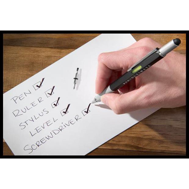 

TERBAIK PULPEN PEN ULTIMATE 7 IN 1 EDC PENGGARIS STYLUS OBENG MEKANIK TEKNIK