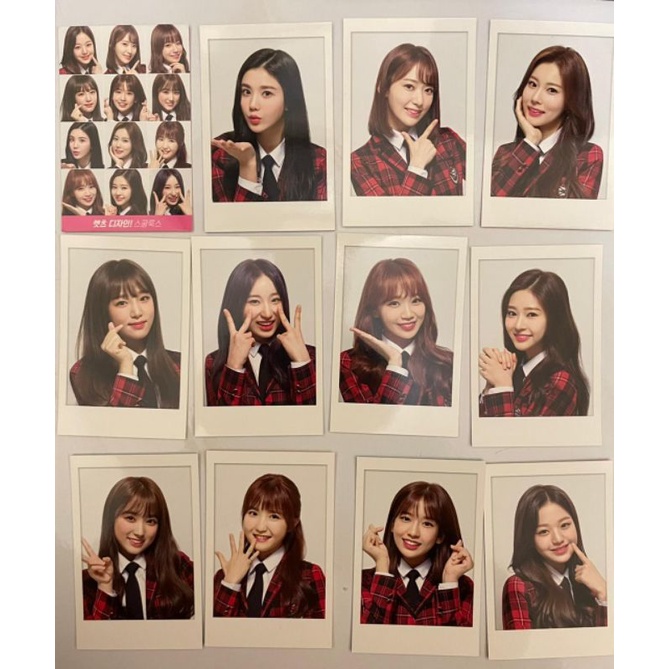 OFFICIAL PHOTOCARD IZ*ONE - SKOOLOOKS #IZONE