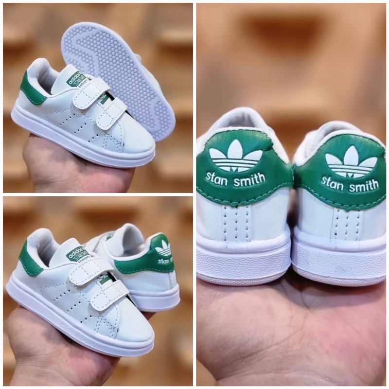 Sepatu adidas stan smith velcro kids sepatu anak