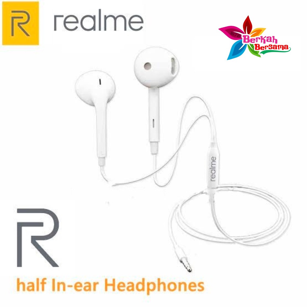 R15 Headset headsfree earphone Hf ORIGINAL REALME 2 3 5 6 7 pro C1 c2 c3 c11 c15 c12 c17 c20 C21y JACK 3.5MM BB5779