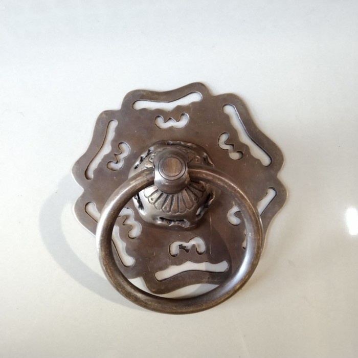 Handle Pintu Gebyok Tarikan Pintu Rumah Kuningan Gebyok 056  Diameter 12,5cm