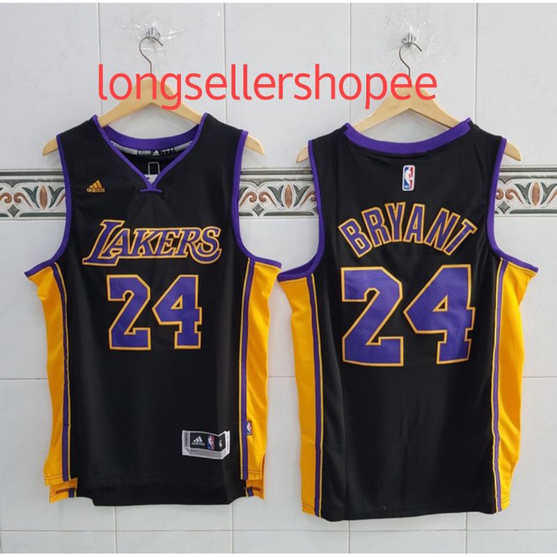 Baju Jersey Basket NBA Swingman LA Lakers Kobe Bryant - Hitam