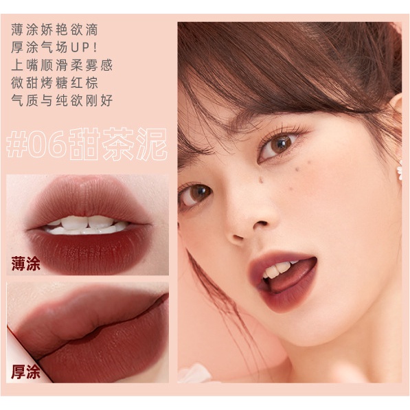 LAMEILA LIP GLAZE MOISTURIZING LIPSTICK CAIR KOSMETIK LIPTINT LIPGLOSS KODE 1044