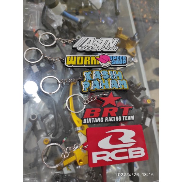 Gantungan Kunci Karet Racing