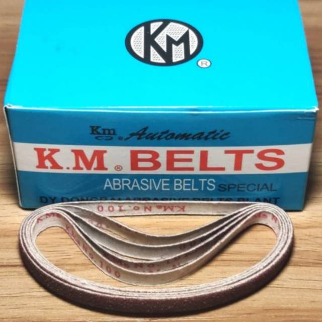 Asahan KM / Abrasive Belts / KM Belts / Asahan Mesin Potong Bahan Kain KM 6&quot; 8&quot; 10&quot;