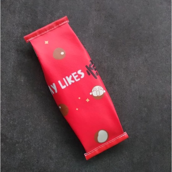 MURMURE.ID | TEMPAT PENSIL UNIK MILK COOKIES KOTAK PENSIL BUNGKUS JAJAN CIKI SNACK PC039-MY LIKE RED