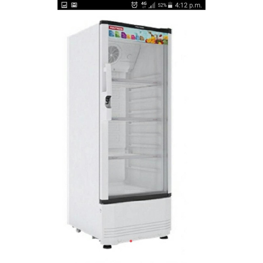 Showcase Polytron SCN181L 181 pendingin minuman 3 rak