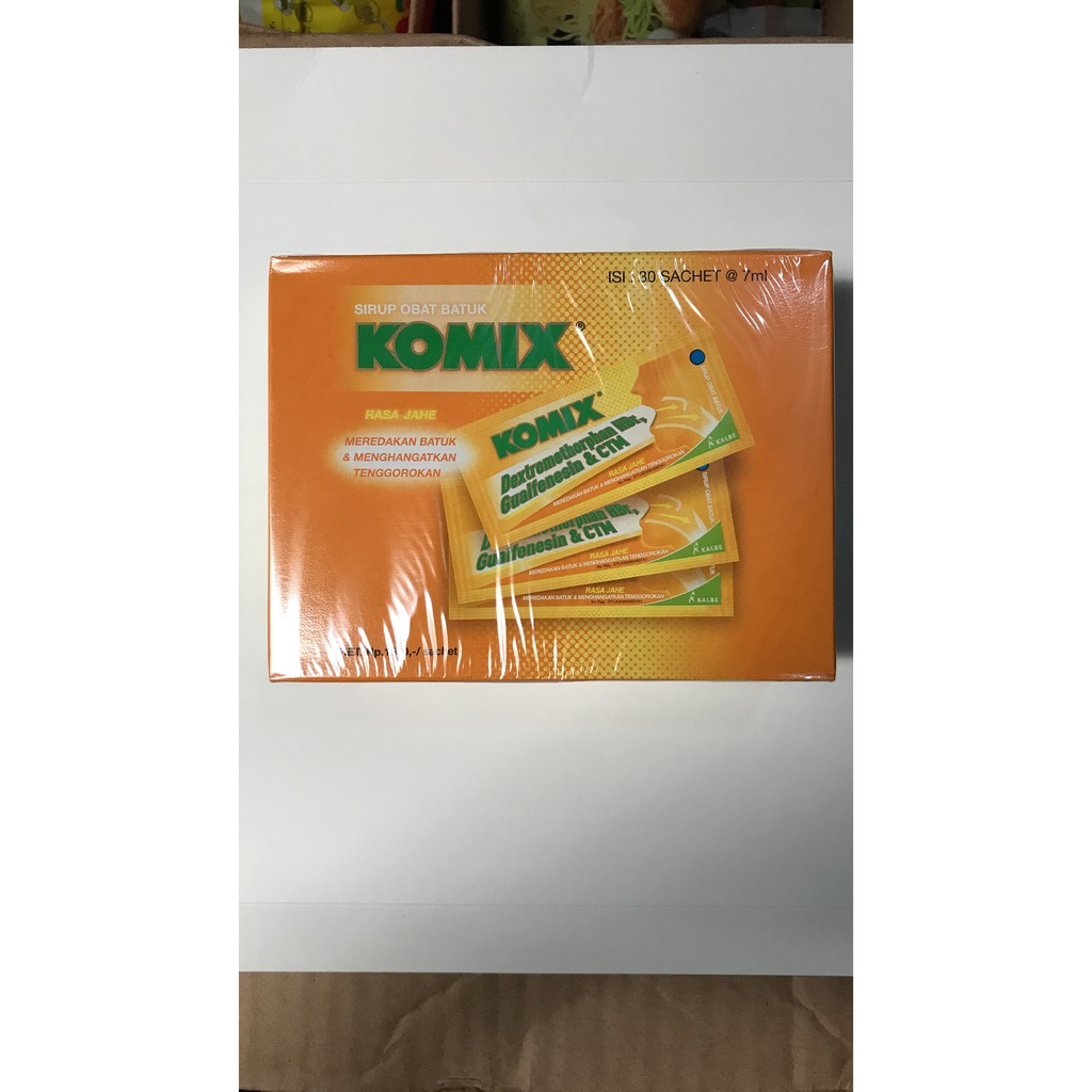 

PROMO KOMIX JAHE 1 PAK BOX DUS 30 SACHET SASHET PCS / GROSIR 7ML MURAH BATUK TERMURAH