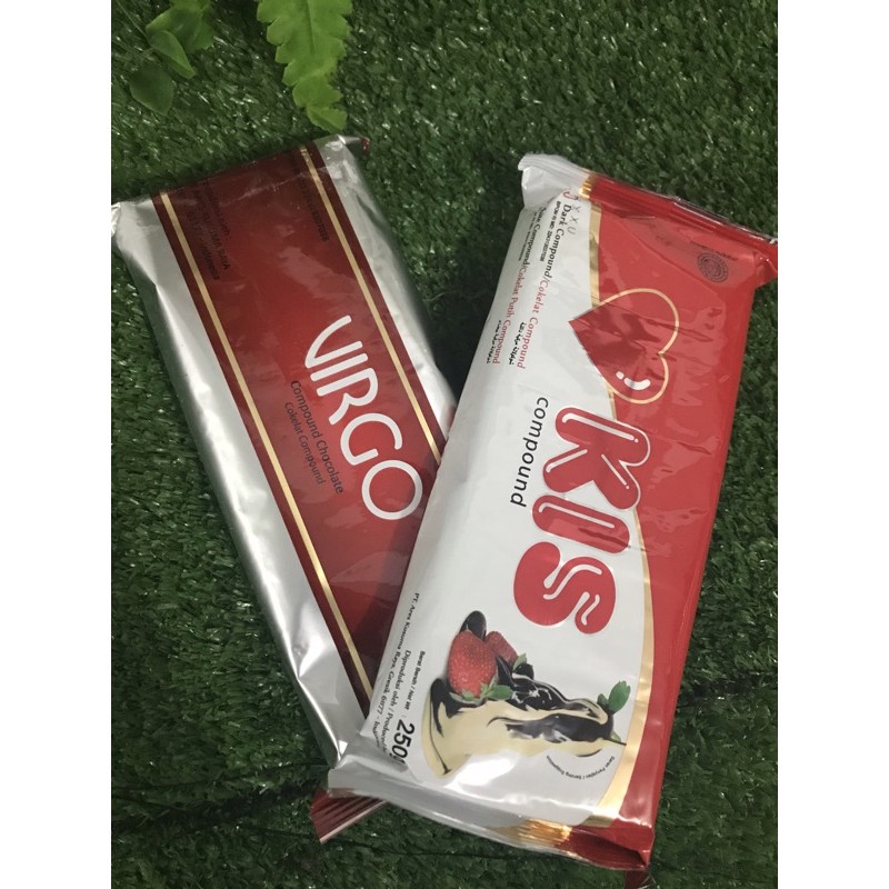 

Virgo/Chefmate/Kis/Bella/Alfa Compound coklat batang 250gr