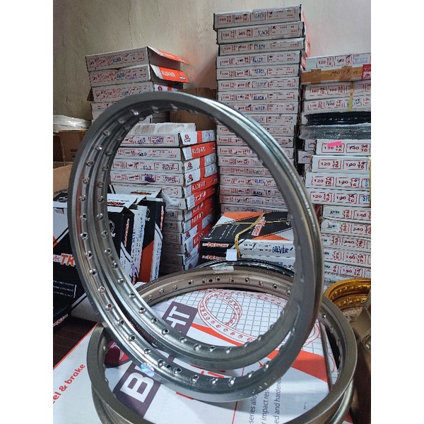VELG PELEK TK JAPAN EXCEL 120 140 RING 17 WARNA TITANIUM DOF