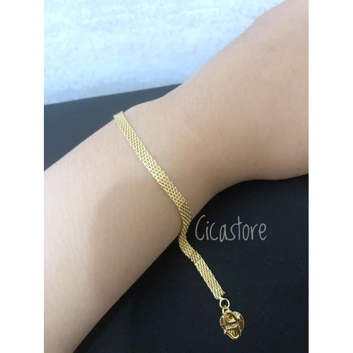 gelang tangan papan titanium wanita terlaris