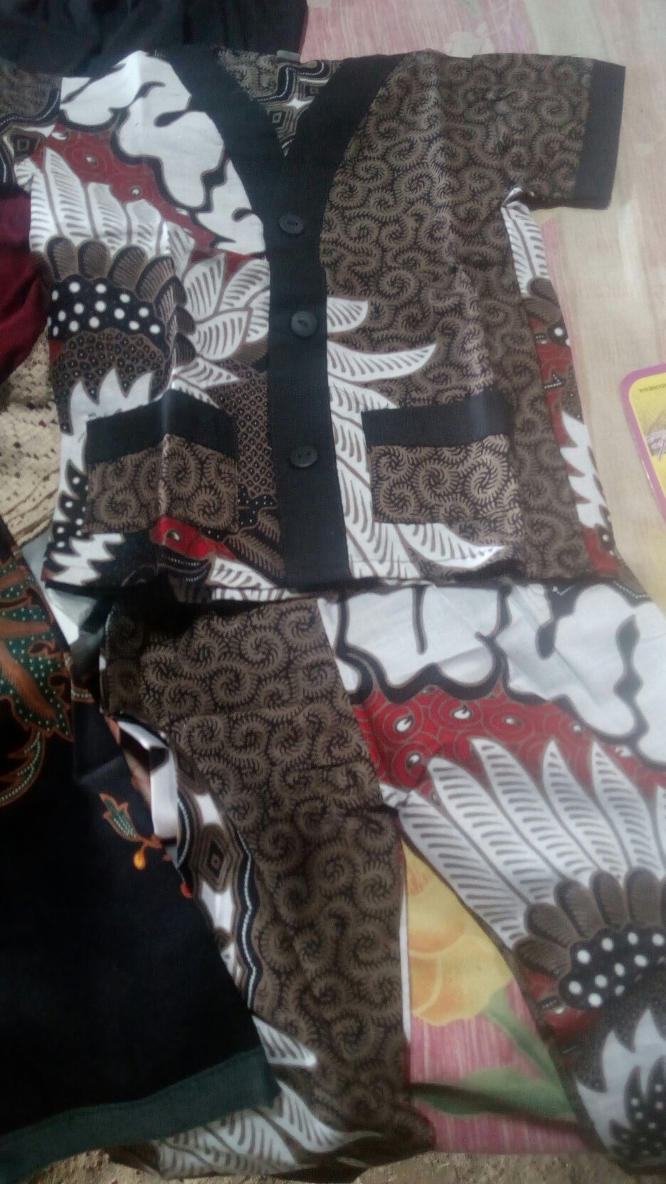 Piyama Batik Anak | Baju Tidur Anak | Batik Pekalongan | Batik Anak Ecer Grosir Kodian