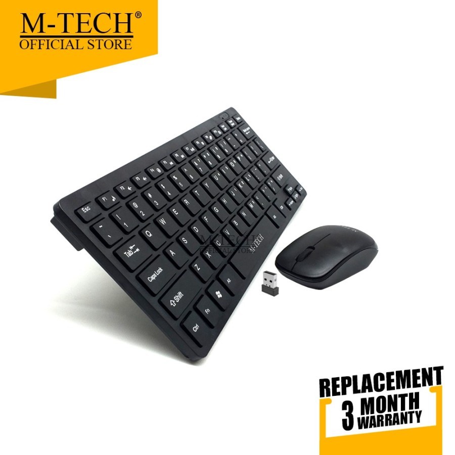 M-Tech Original Keyboard Mini Multimedia Combo Mouse Wireless STK-03