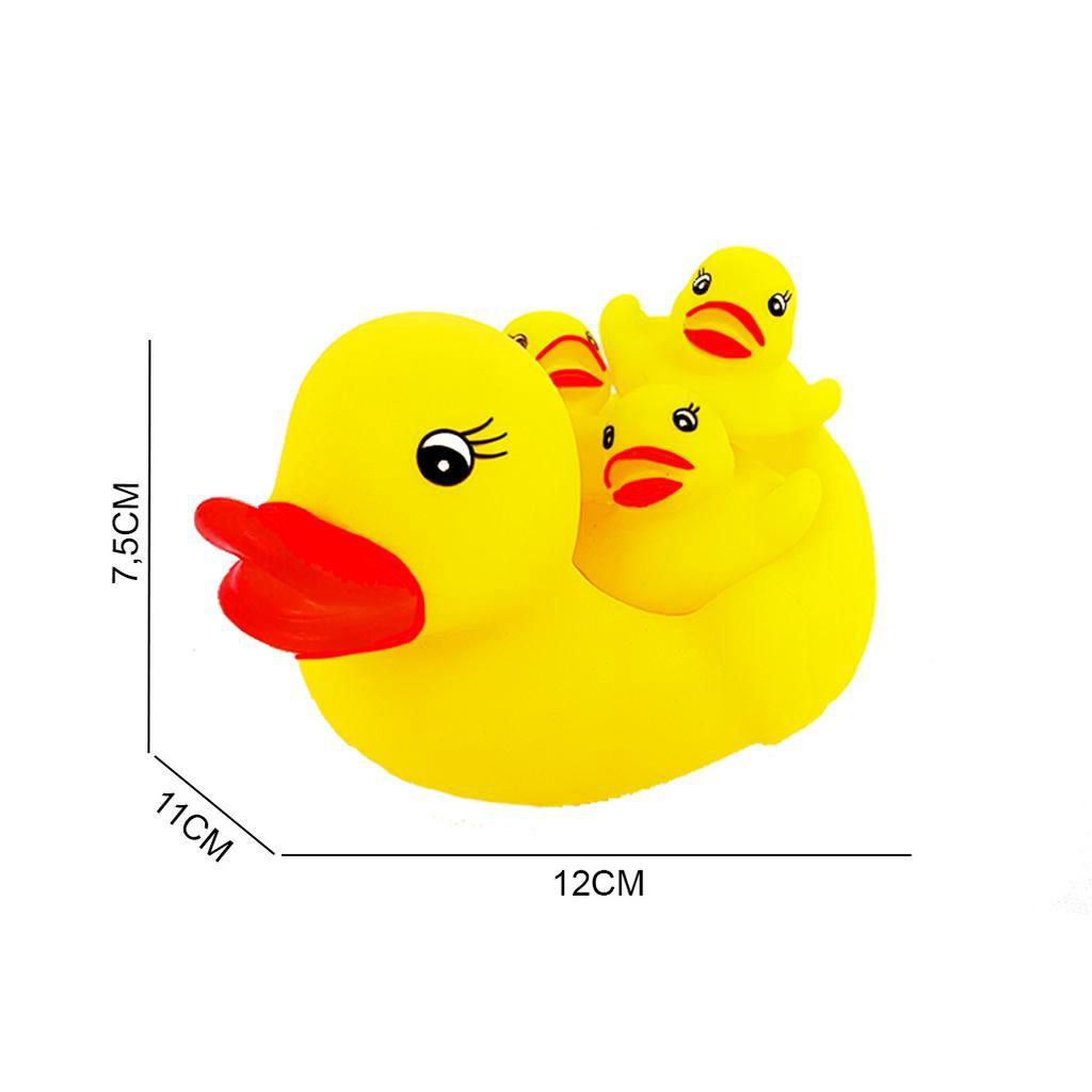 Sekawantoys Mainan Anak Bebek Cit / bebek karet / Yellow Duck 4pc Kantong ( SKW.2022W )