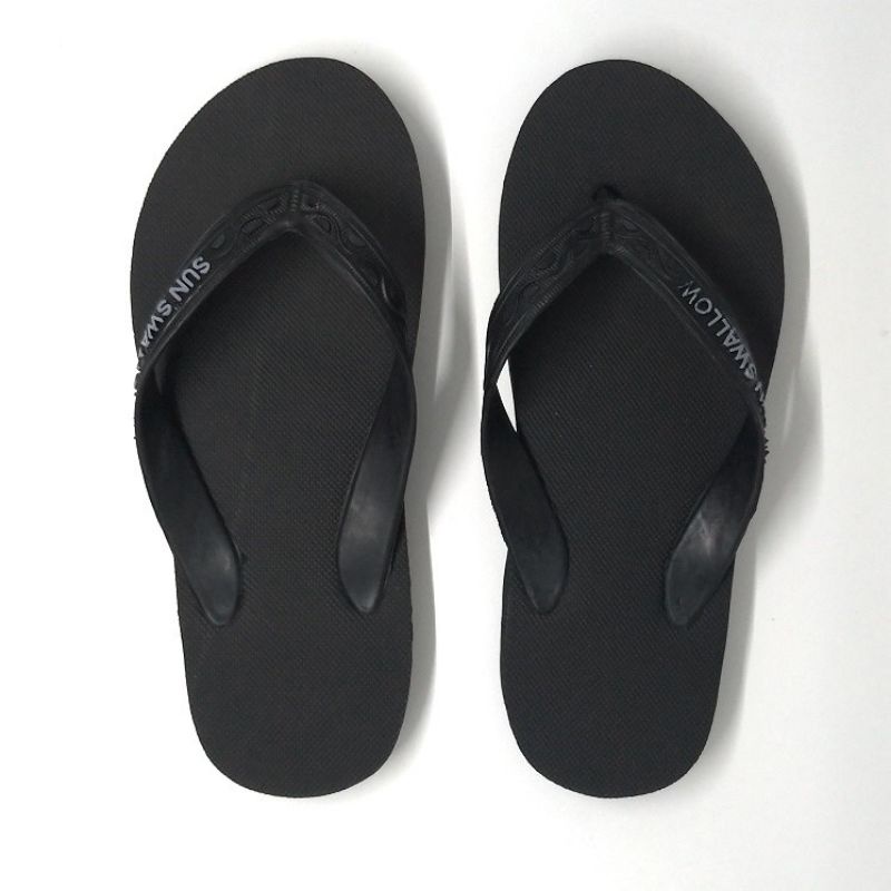 GROSIR 6 PASANG SANDAL SUN SWALLOW HITAM SERI/SPESIAL/JUMBO