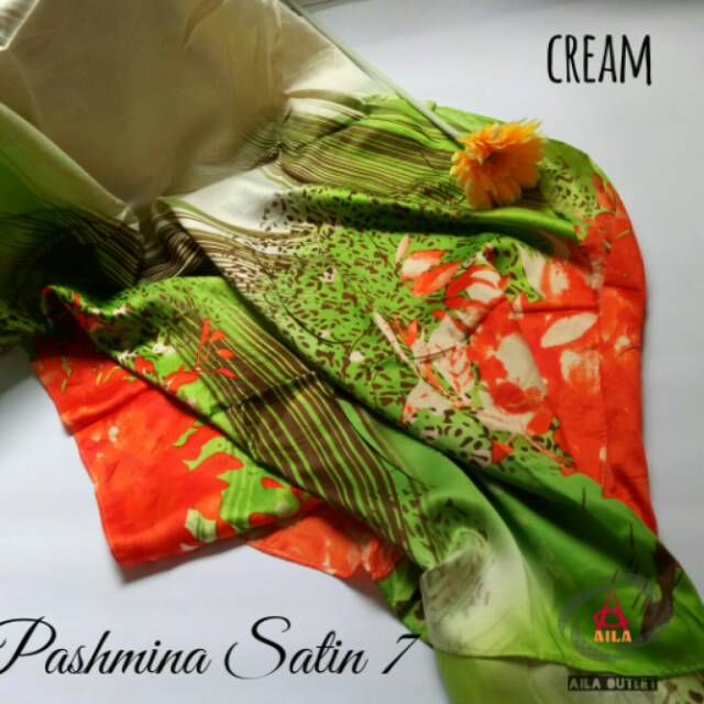 Pashmina Satin Motif
