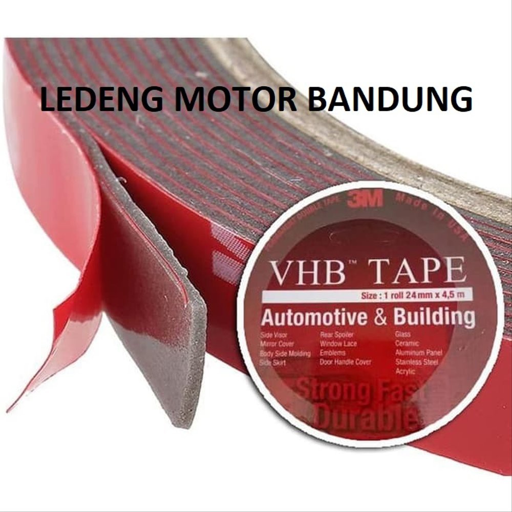 

Promo Double Tape 3M VHB 4900 size 24mm 450cm Lem Dobel Perekat Automotive terbaik