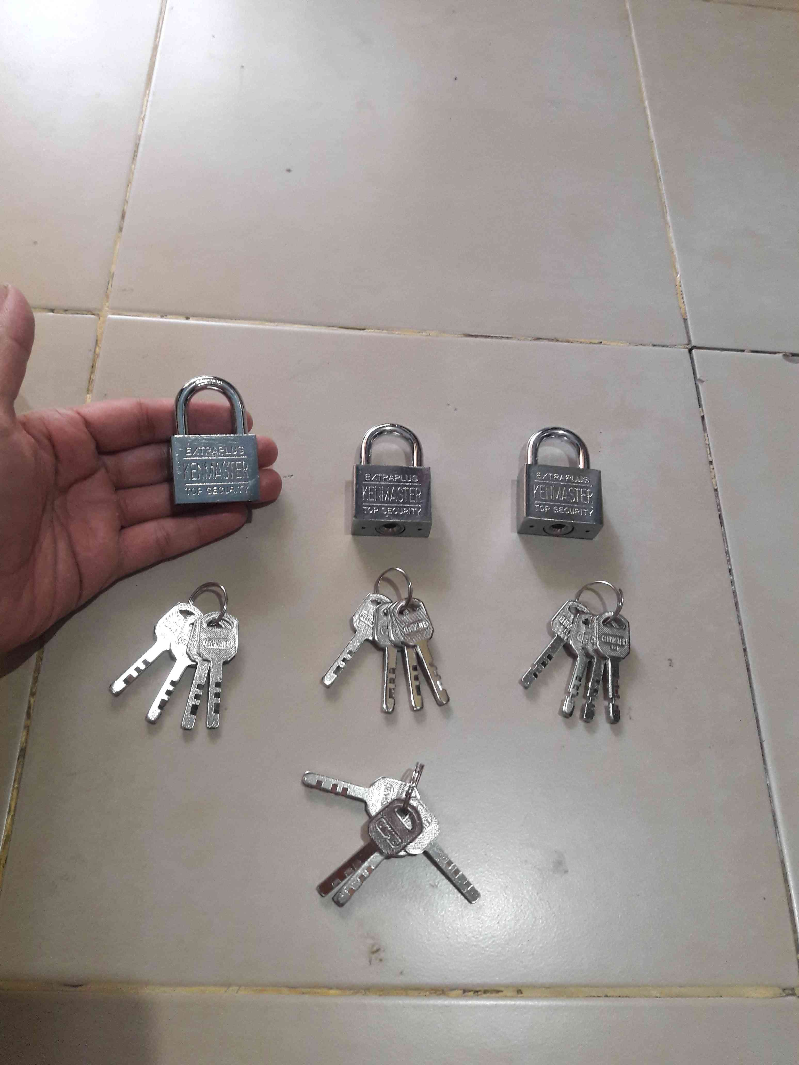 Kenmaster Gembok Master Key 40mm - 3 Buah