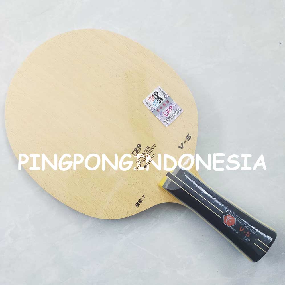 729 - V5 - Blade Kayu Pingpong Professional Carbon Blade Friendship RITC Tenis Meja Bat Bet V-5 729 