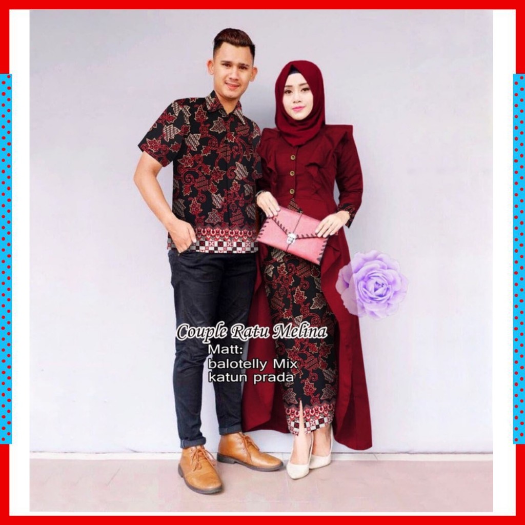 Jual Murah Ready Gamis Syari Zelvia | Gamis Wanita Terbaru | Couple Ratumelina Batik Maroon Murah/couple O0o51 0LoZO8NikYWGpYK