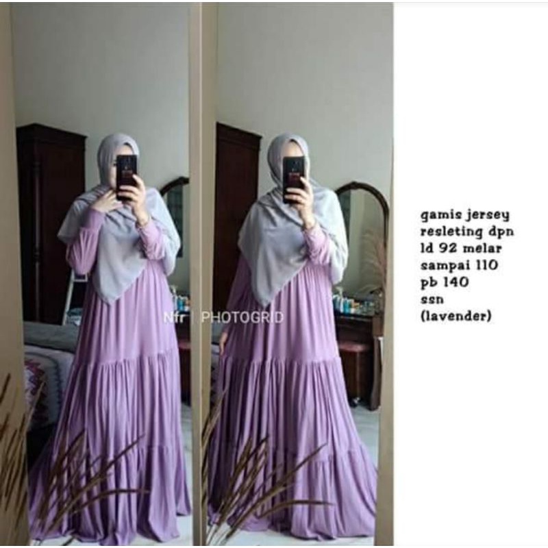 Gamis Jersey JC 3 dara