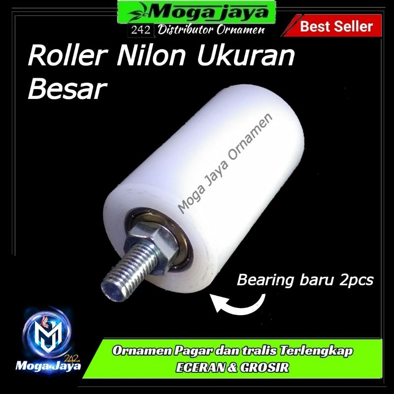 roller nilon BESAR roler penuntun pintu gerbang