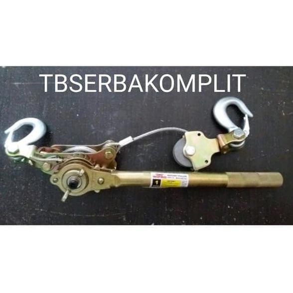 Ratchet Puller 1 Ton Wipro WRP 10 Alat Pengencang Kabel Sling Baja PLN