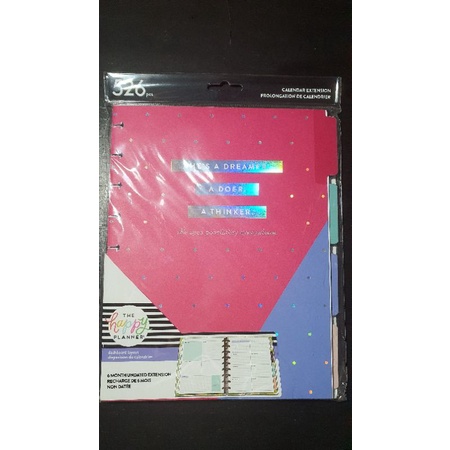 

The Happy Planner Undated Classic Extension Pack Dashbord Layout Planner Weekly Journal 9 Lubang