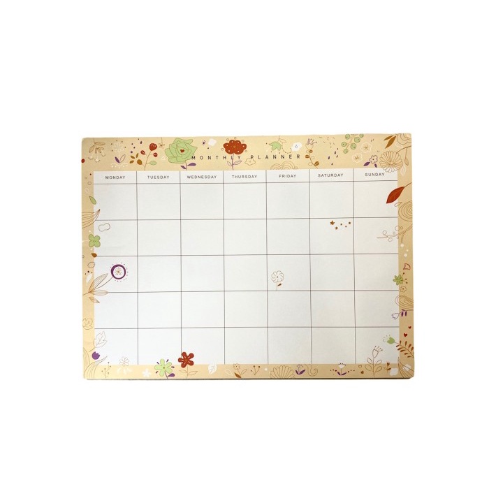 

Eklusif Monthly Planner Flower Garden Promo