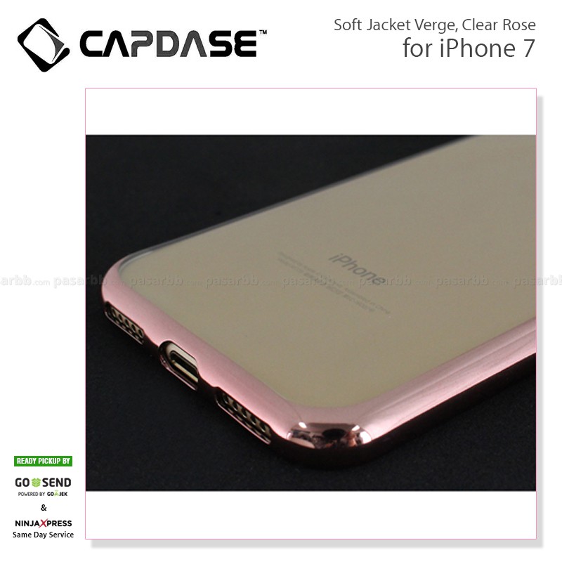 Capdase Original Soft Jacket Verge Clear Cover Casing for iPhone 7