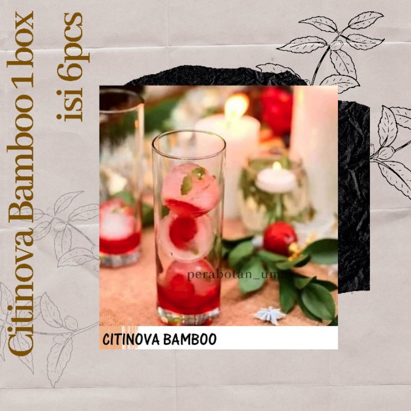 Gelas Citinova Bamboo