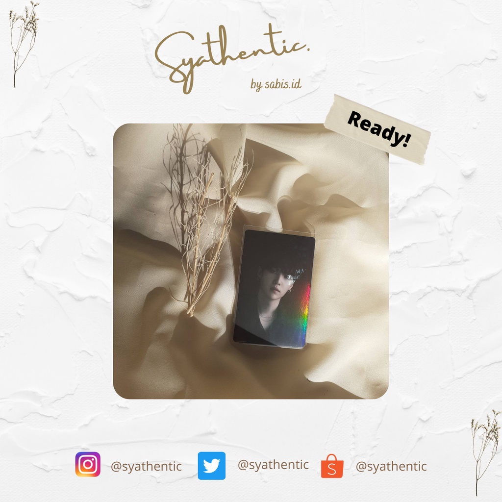 PC BTS YOONGI SUGA HOLO MCB MOTS