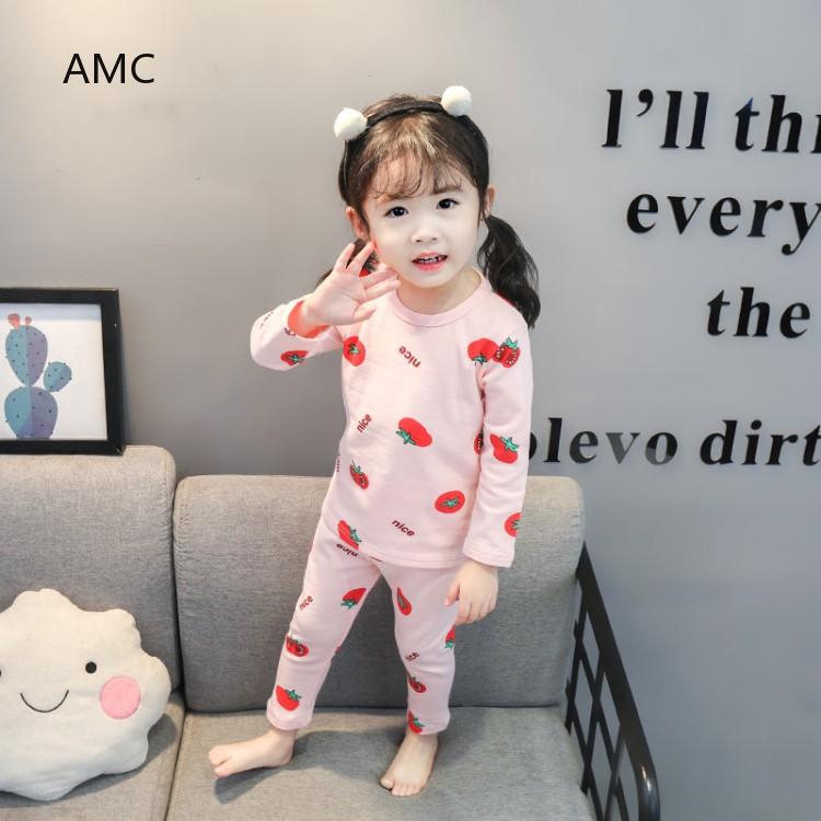 Anak anak Korea piyama Inggris Bulu karang cantik baju Anak anak Korea piyama Inggris Bulu karang cantik baju