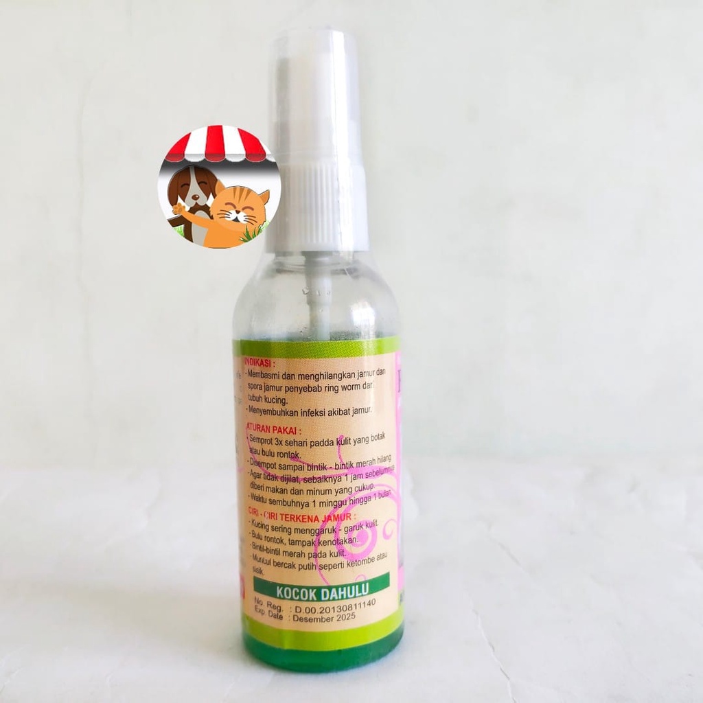 Fungi Cat 60ml - Anti Infeksi Jamur Pada Kucing